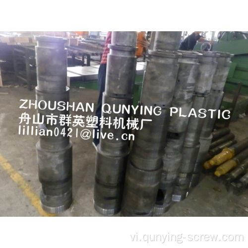 PVC đôi vít thùng để sản xuất ống nhựa Pvc